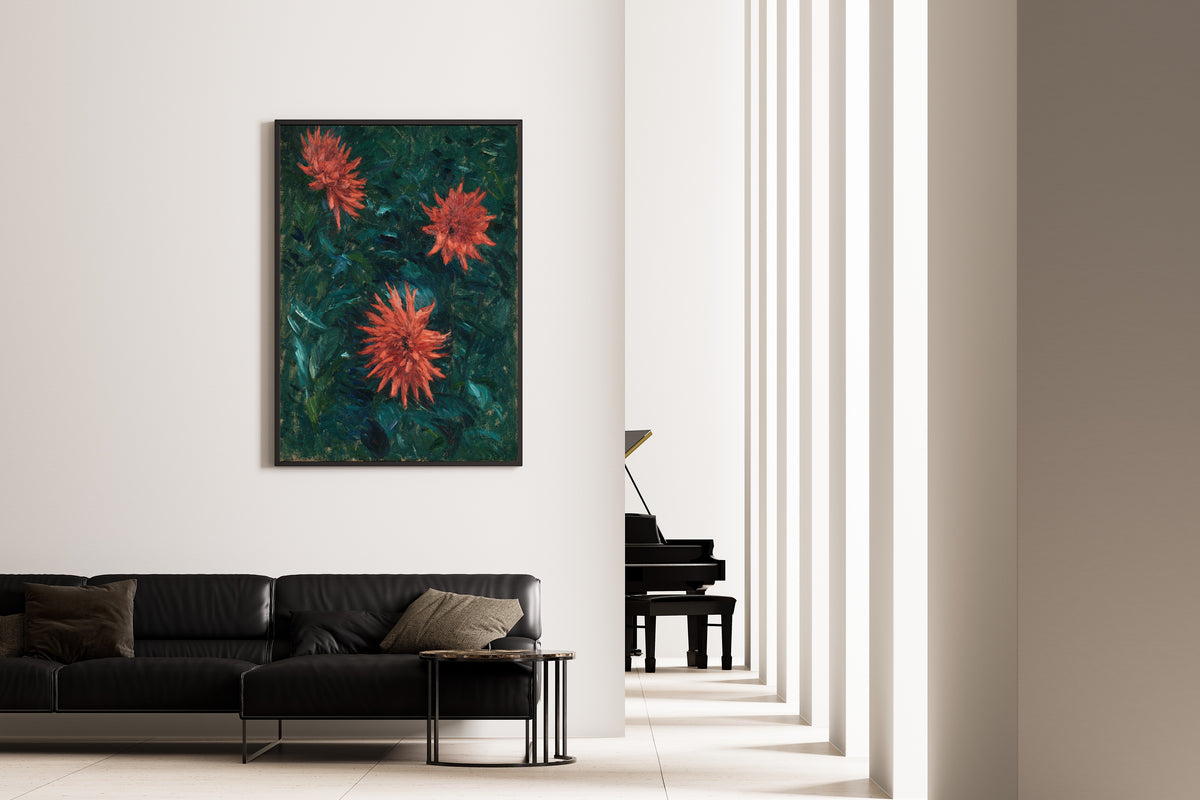 Gustave Caillebotte — Étude de fleurs, jardin du Petit Gennevilliers | Fine Art Print