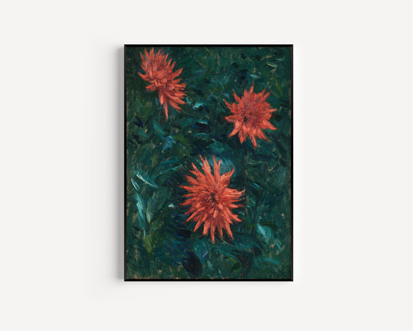 Gustave Caillebotte — Étude de fleurs, jardin du Petit Gennevilliers | Fine Art Print