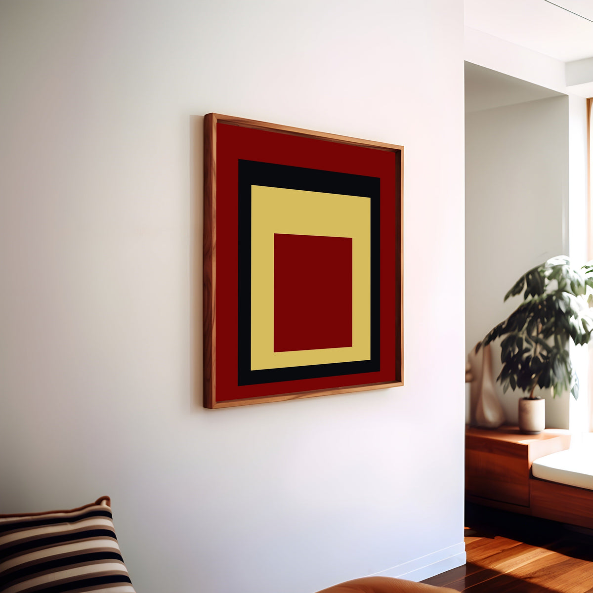 Uber Alles — Homage to the Square | Mid-Century Modern Art Print - 9ArtPrints