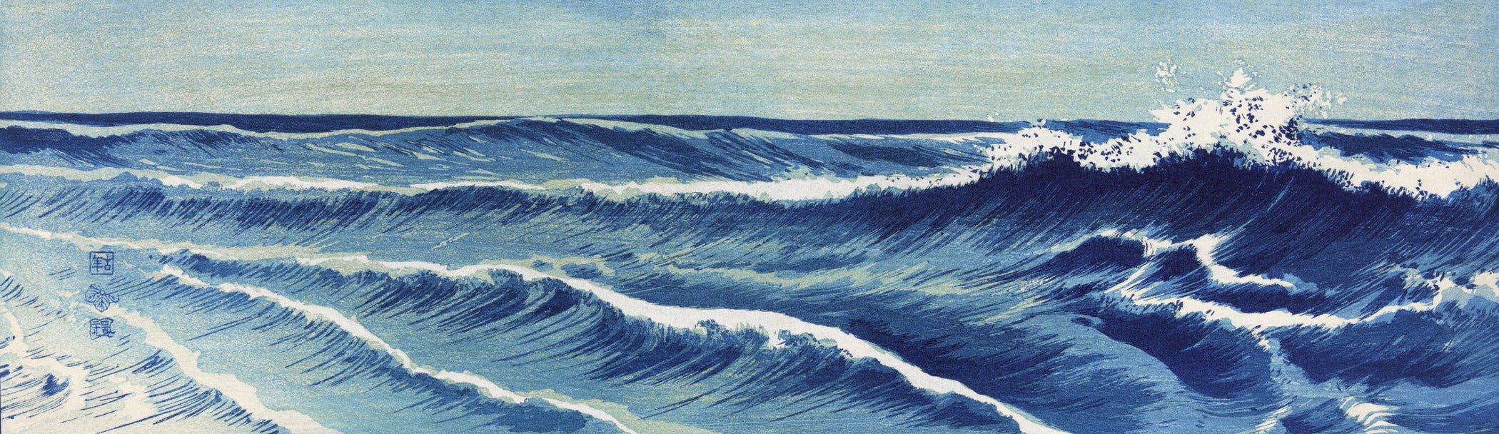Uehara Konen — Ocean Waves | Shin Hanga Print - 9ArtPrints