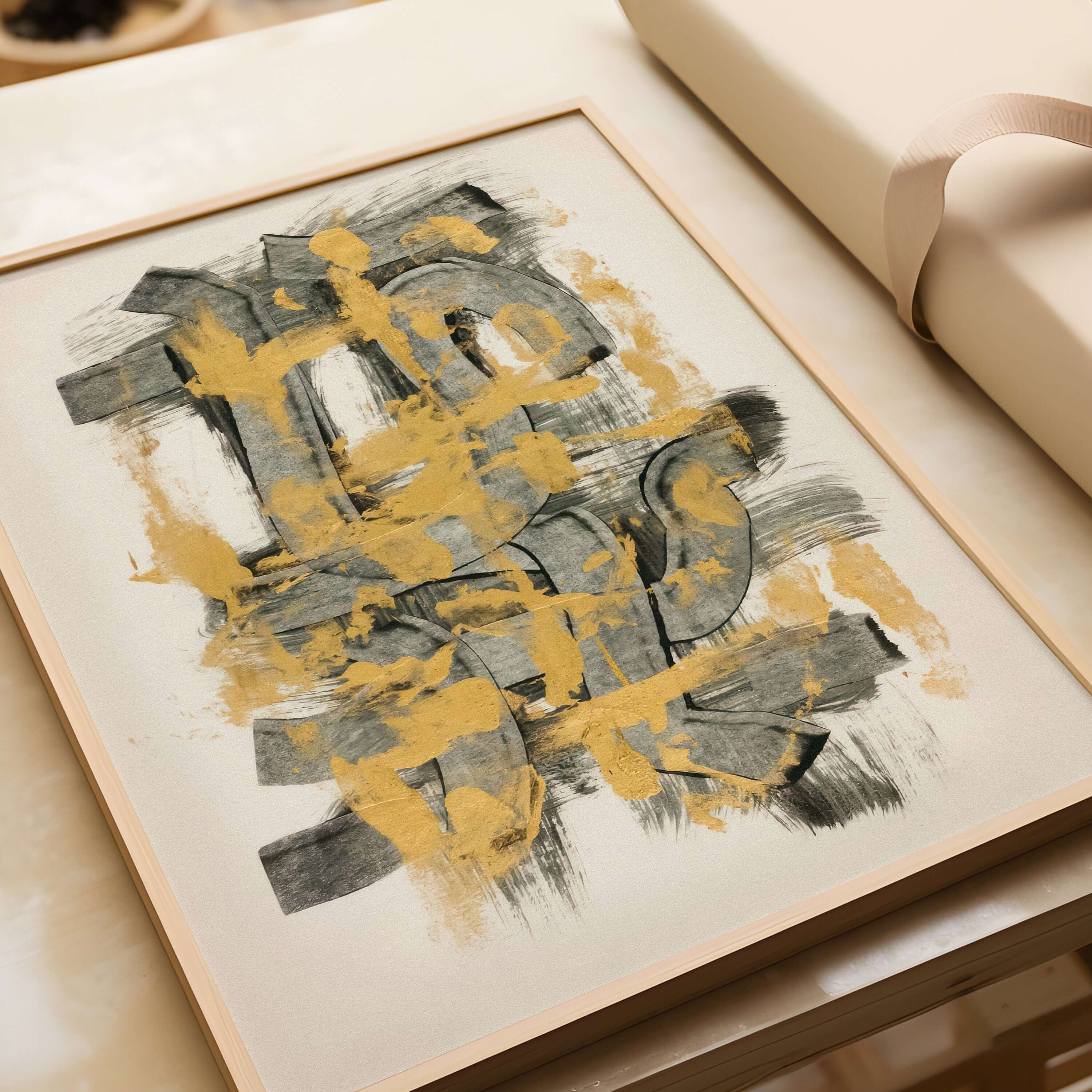 Ülo Sooster - Abstract Motif | Modern Abstract Art (available framed or unframed) - 9ArtPrints