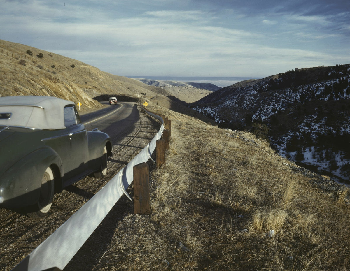 US 40, Mount Vernon Canyon, Colorado | Vintage Photography Print - 9ArtPrints