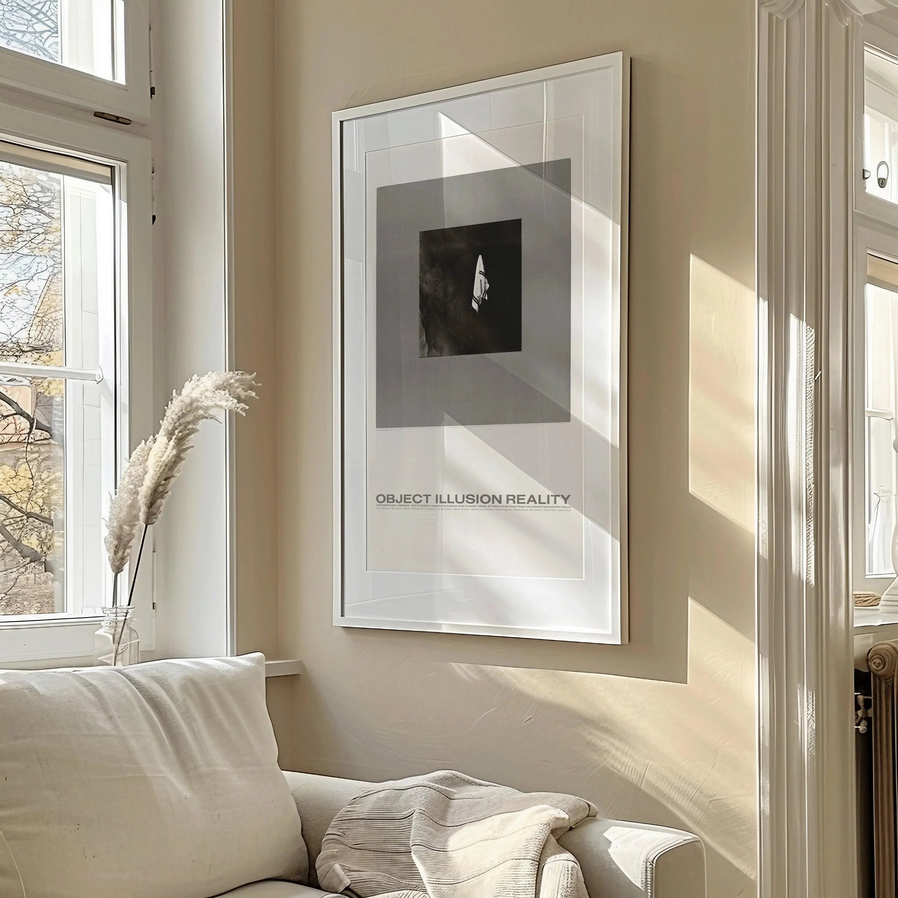 USIA Poster: Object Illusion Reality - Midcentury Modern Giclee Print (2x1) - 9ArtPrints