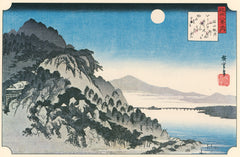 Utagawa Hiroshige — Autumn Moon at Ishiyama | Japanese Woodblock Print (Ukiyo-e)