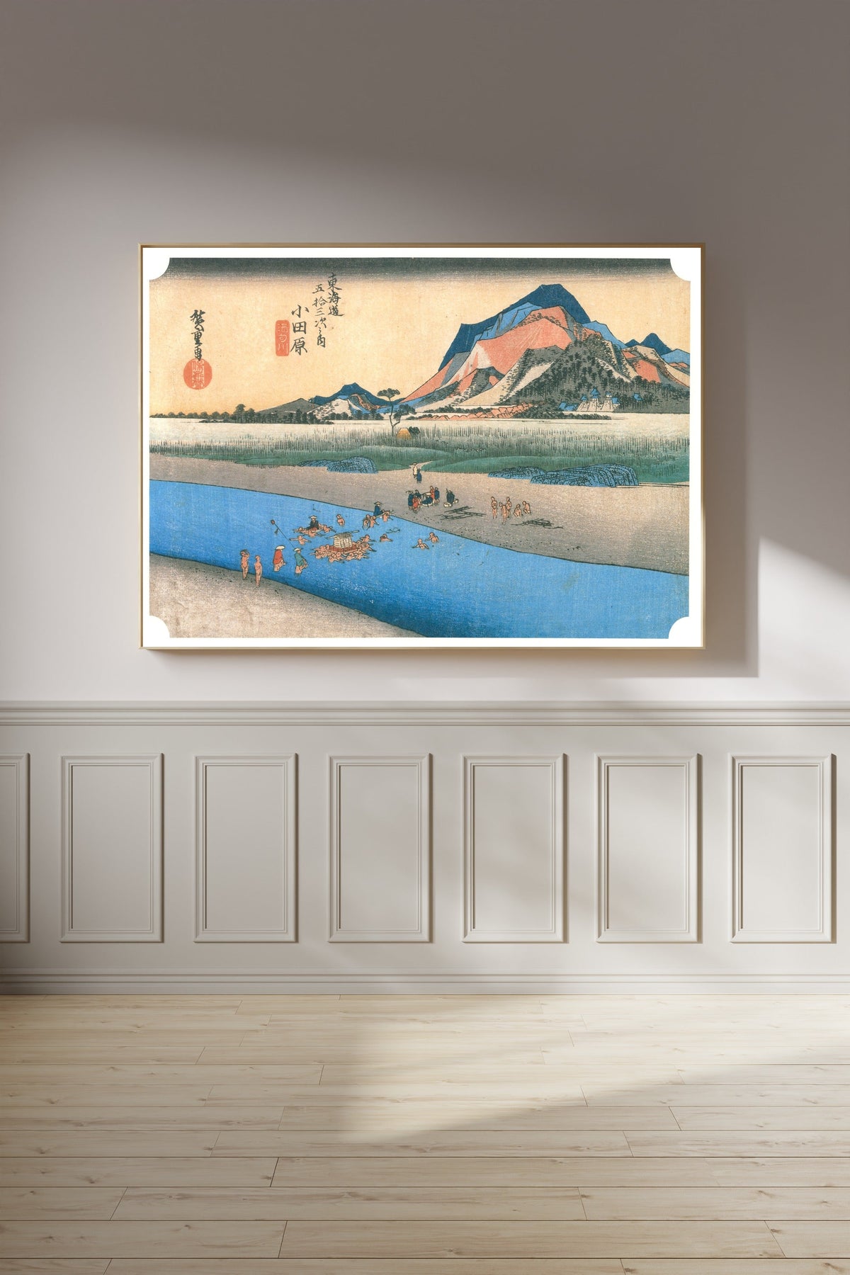 Utagawa Hiroshige — Odawara, Sakawa River | Japanese Woodblock Print (Ukiyo-e) - 9ArtPrints