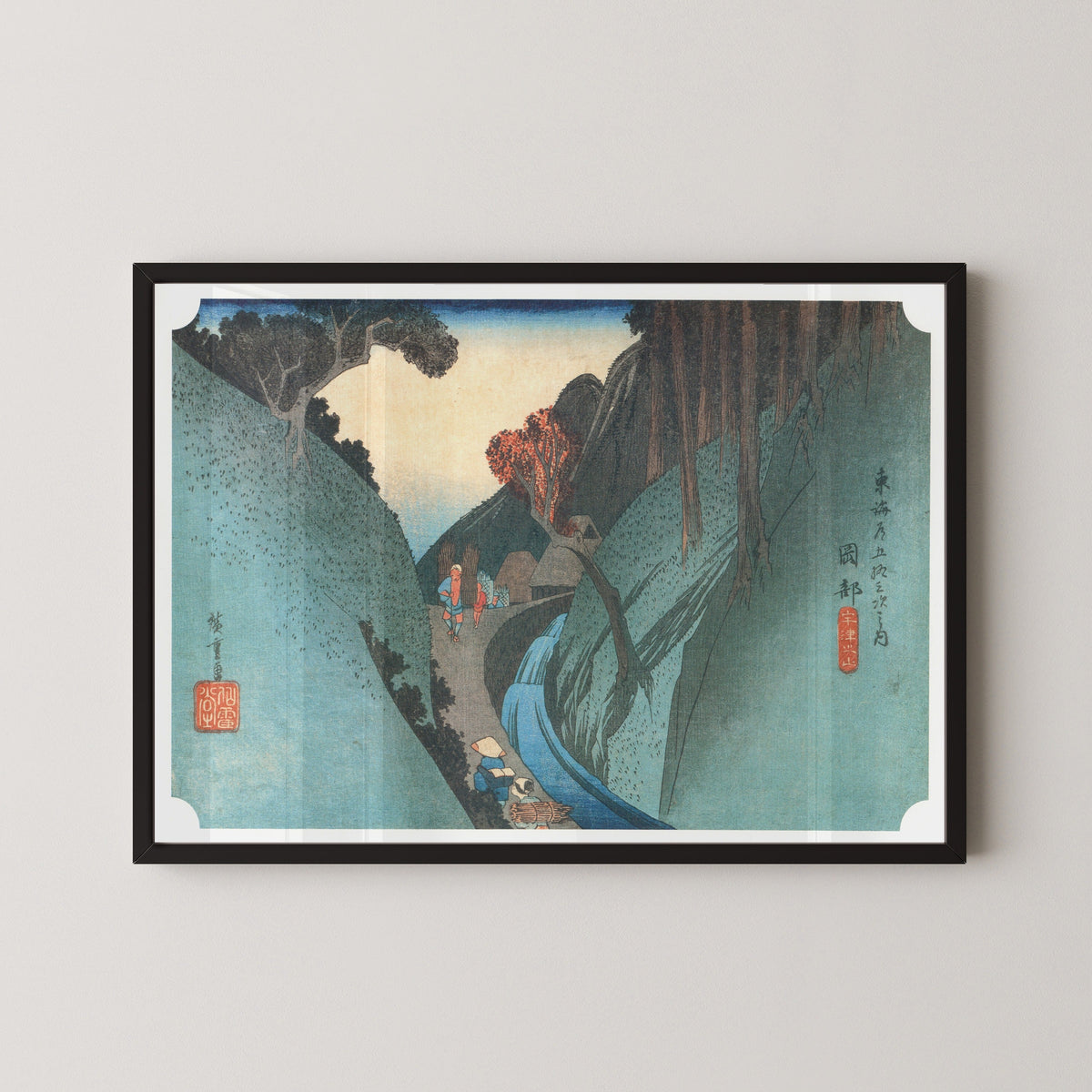 Utagawa Hiroshige — Okabe | Japanese Woodblock Print (Ukiyo-e) - 9ArtPrints