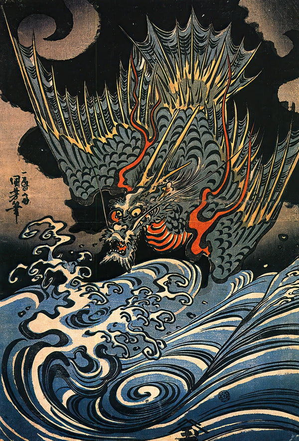 Utagawa Kuniyoshi — Flying Dragon | Ukiyo-e Print