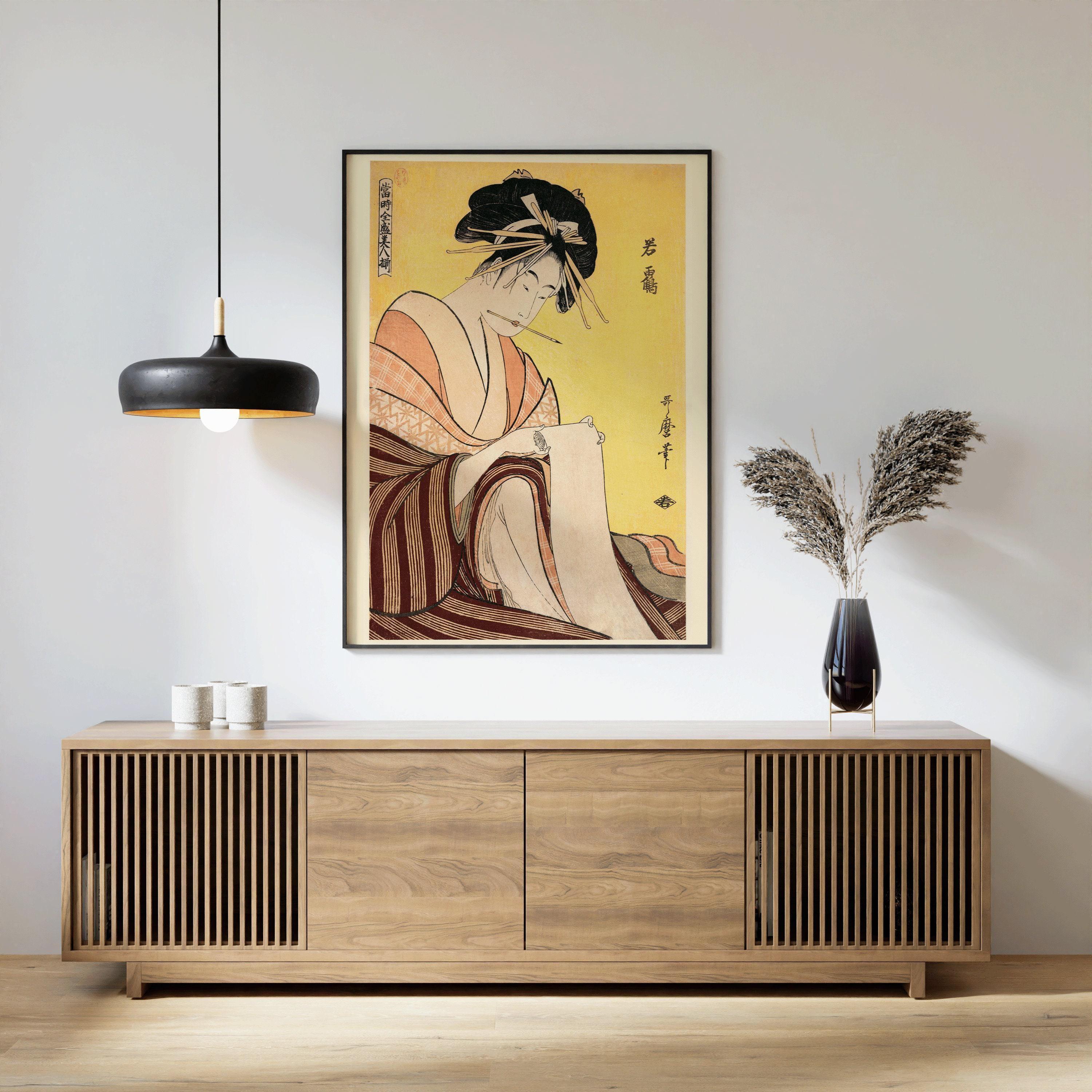 Utamaro Japanese Woodblock Print: Wakatsuru Ohara Koson Giclee Art - 9ArtPrints