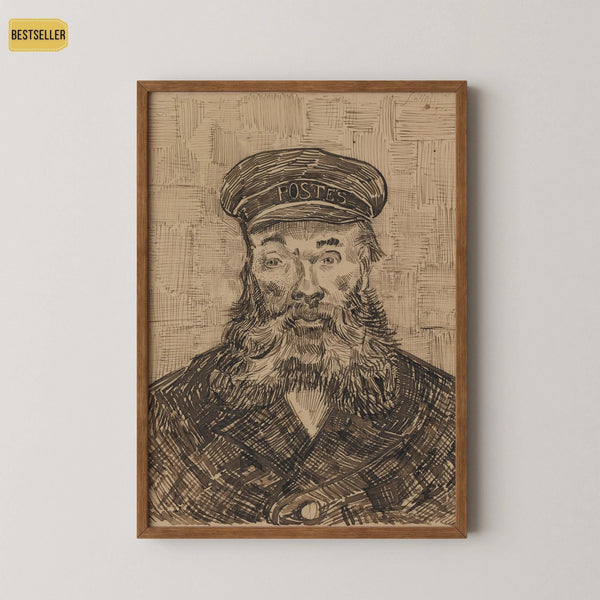 Vincent Van Gogh — Portrait of the Postman Joseph Roulin | Fine Art Print