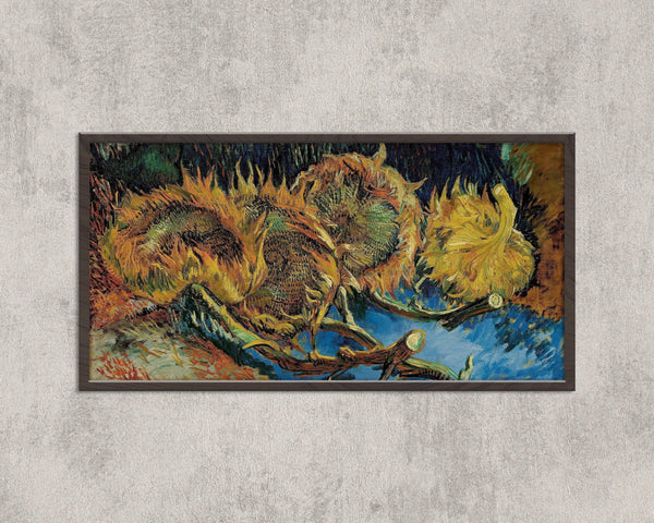 Vincent Van Gogh — Sunflowers (Panoramic) | Fine Art Print