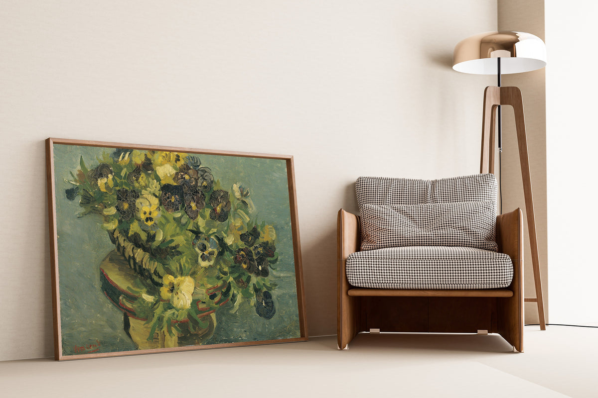 Vincent van Gogh — Basket of Pansies | Fine Art Print - 9ArtPrints