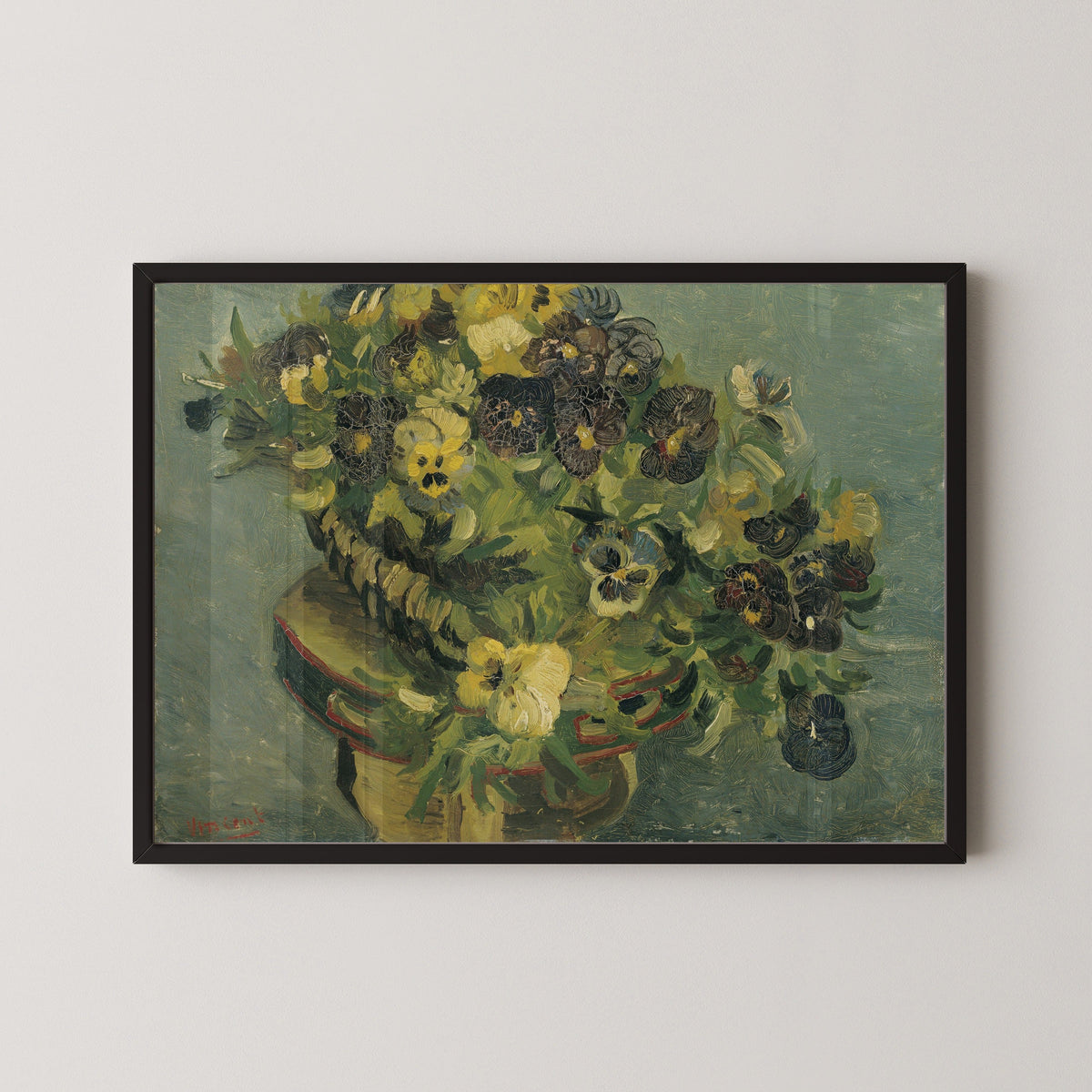 Vincent van Gogh — Basket of Pansies | Fine Art Print - 9ArtPrints