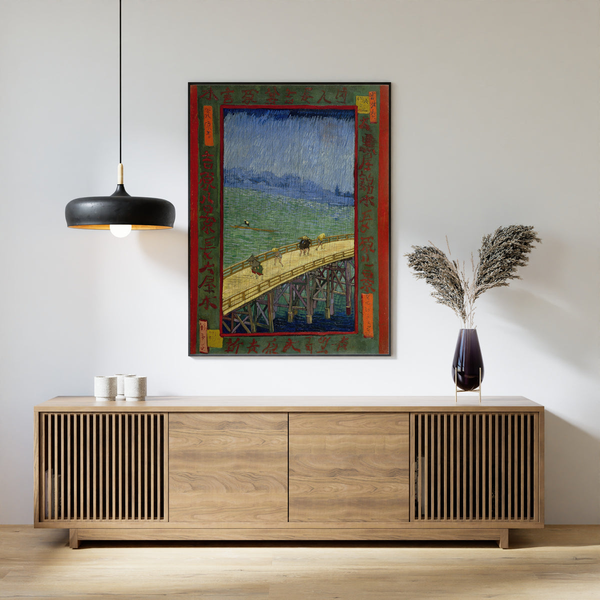 Vincent van Gogh — Bridge in the Rain | Fine Art Print - 9ArtPrints
