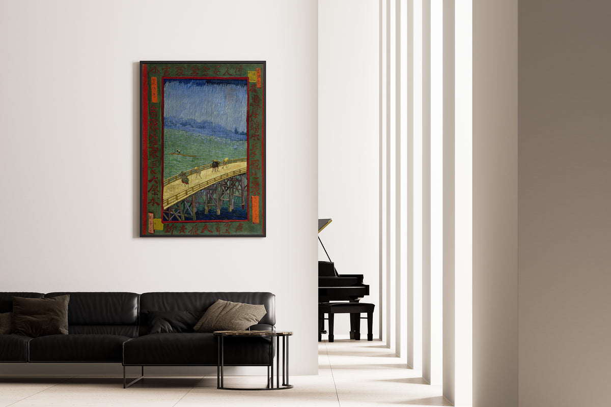 Vincent van Gogh — Bridge in the Rain | Fine Art Print - 9ArtPrints