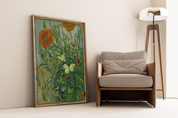 Vincent van Gogh — Butterflies and Poppies | Fine Art Print