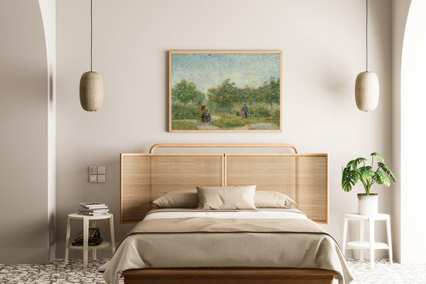 Vincent van Gogh — Garden with Courting Couples: Square Saint-Pierre | Fine Art Print