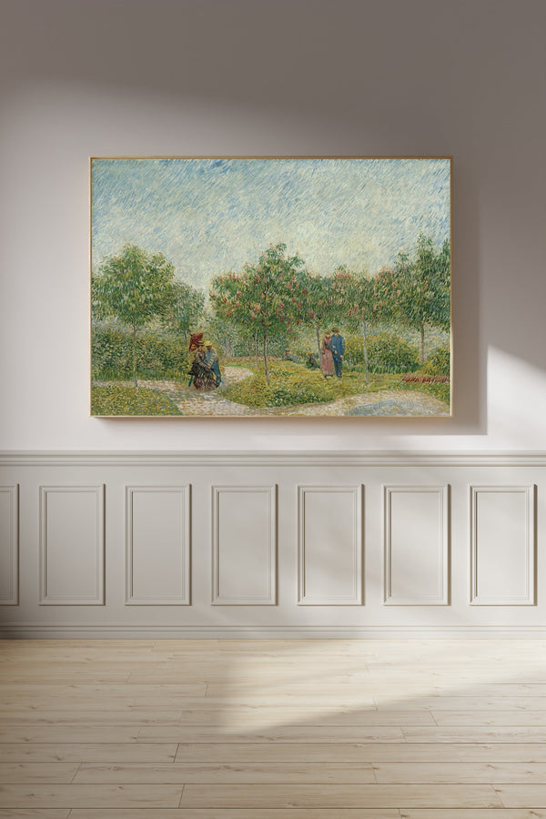 Vincent van Gogh — Garden with Courting Couples: Square Saint-Pierre | Fine Art Print