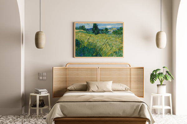 Vincent van Gogh — Green Wheat Field with Cypress | Fine Art Print