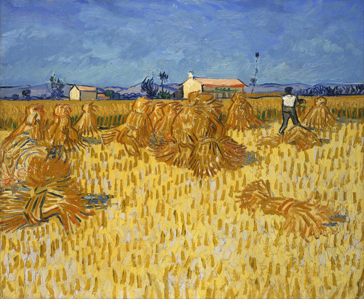 Vincent van Gogh — Harvest in Provence (Corn Harvest) | Fine Art Print - 9ArtPrints