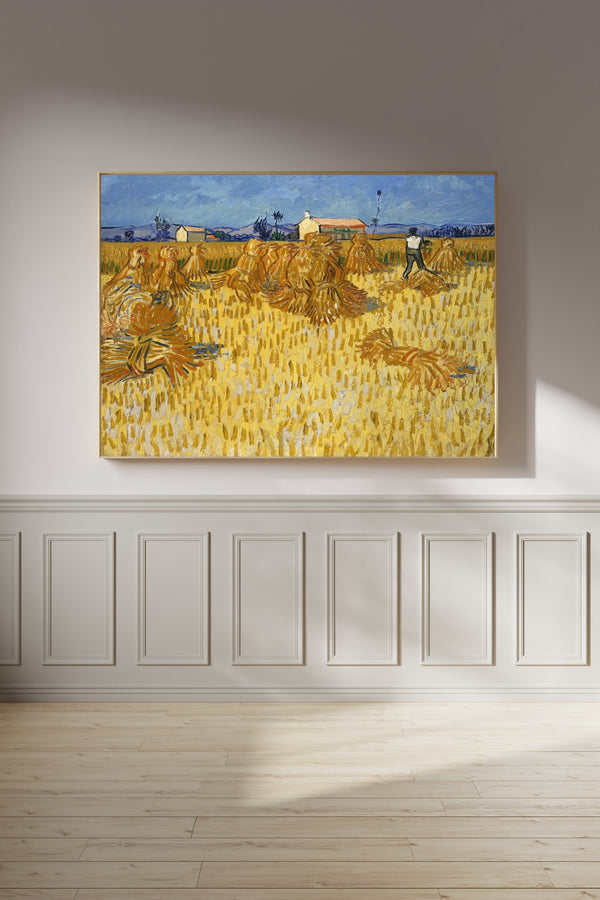 Vincent van Gogh — Harvest in Provence (Corn Harvest) | Fine Art Print