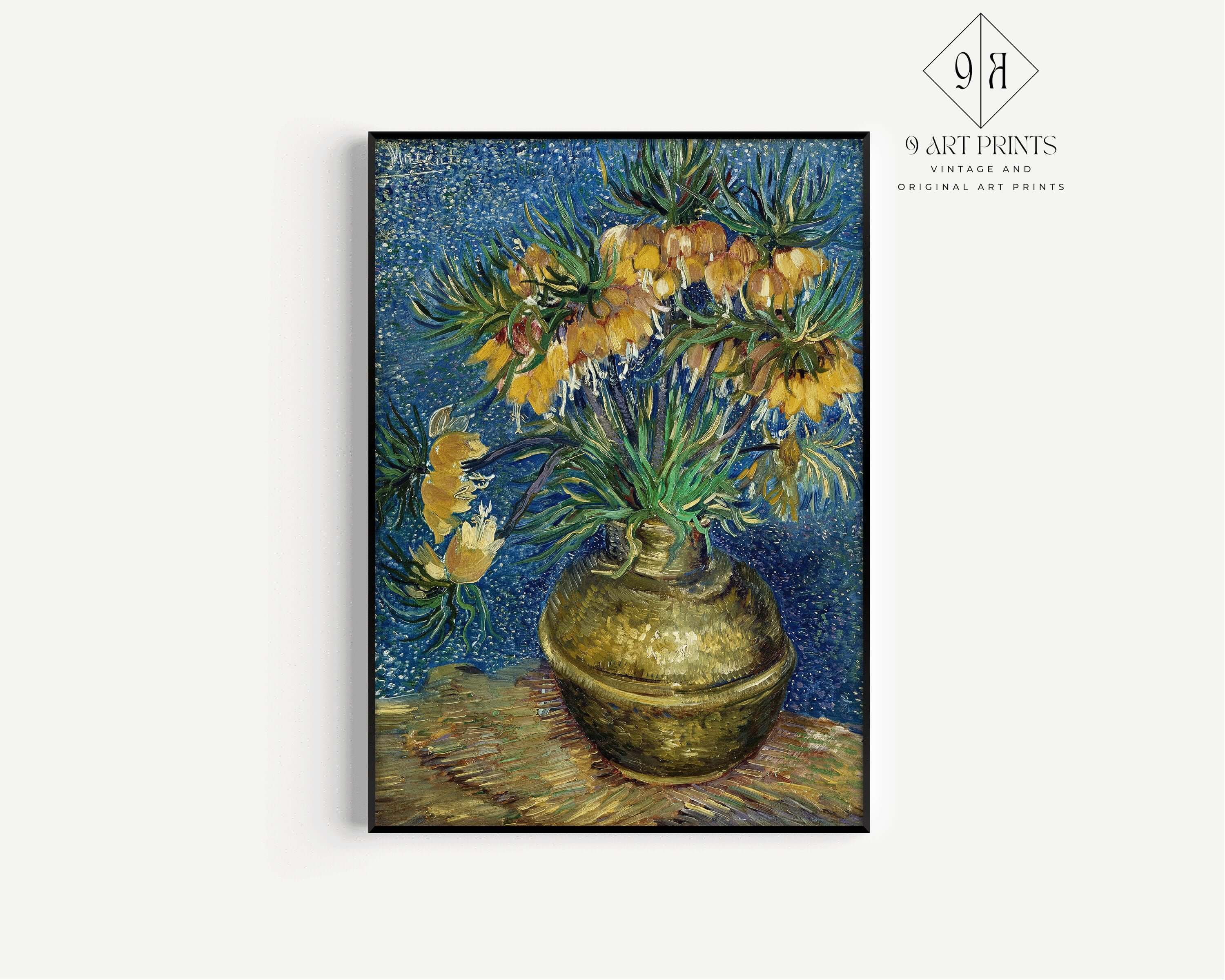 Vincent Van Gogh - Imperial Fritillaries | Iconic Classic Impressionist Fine Art Print (available framed or unframed) - 9ArtPrints