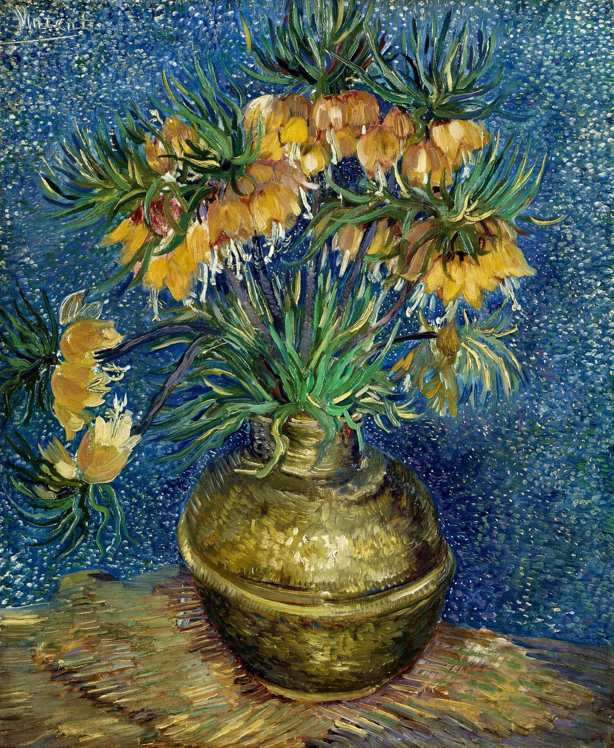 Vincent Van Gogh — Imperial Fritillaries in a Copper Vase | Fine Art Print - 9ArtPrints