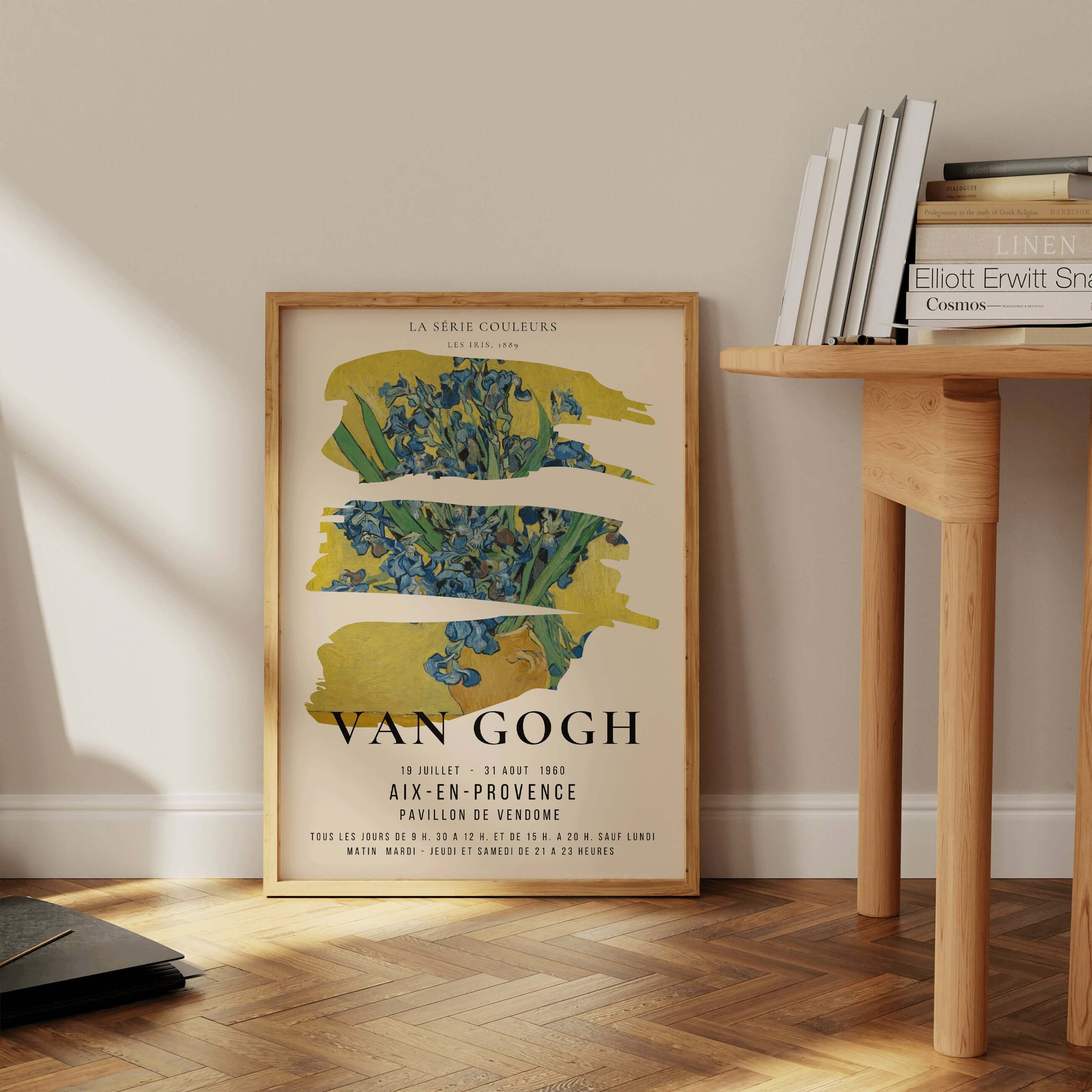 Vincent Van Gogh - Irises | Iconic Classic Impressionist Exhibition Poster Fine Art Print (available framed or unframed) - 9ArtPrints