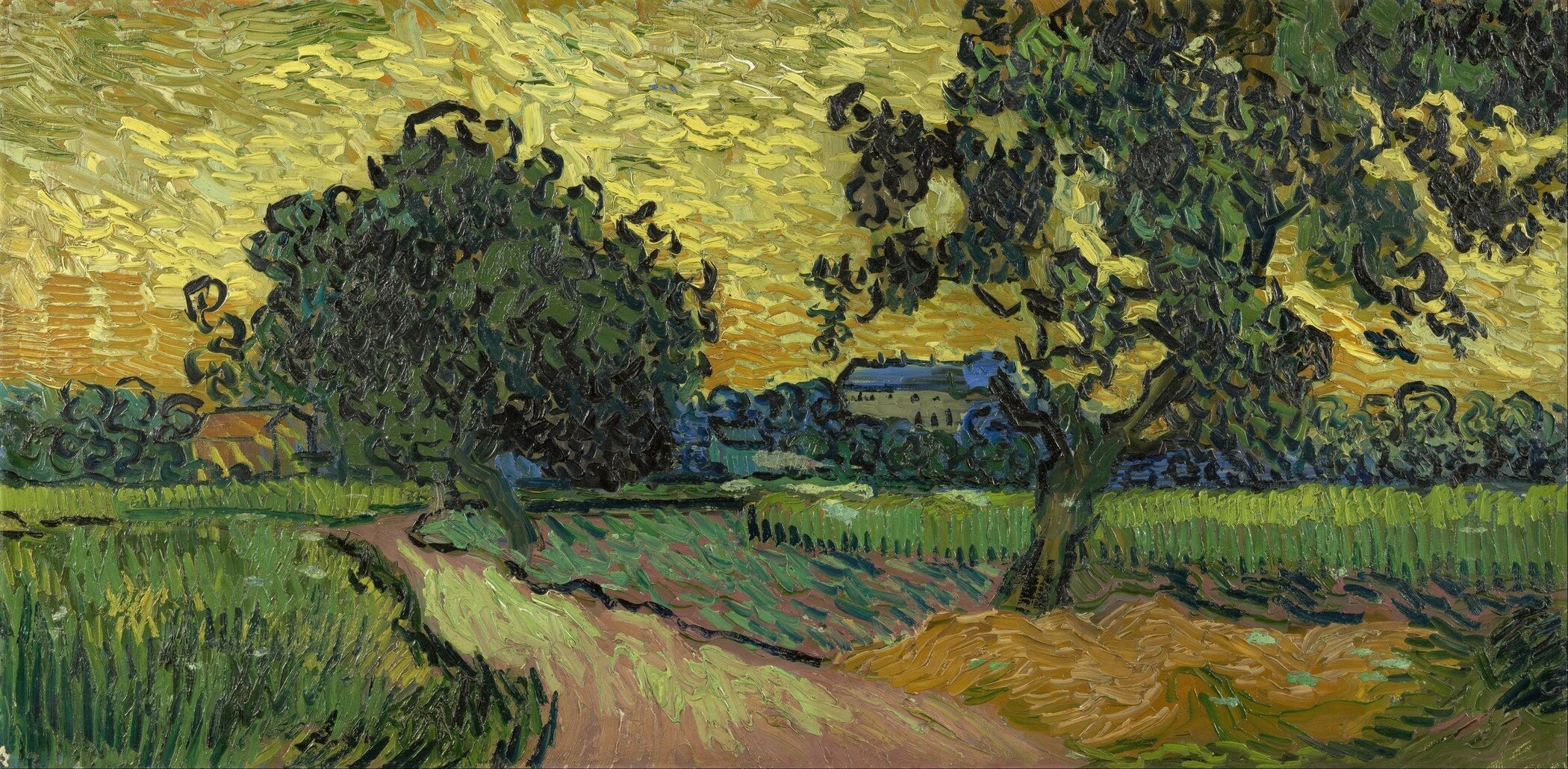 Vincent Van Gogh — Landscape at Twilight | Fine Art Print - 9ArtPrints