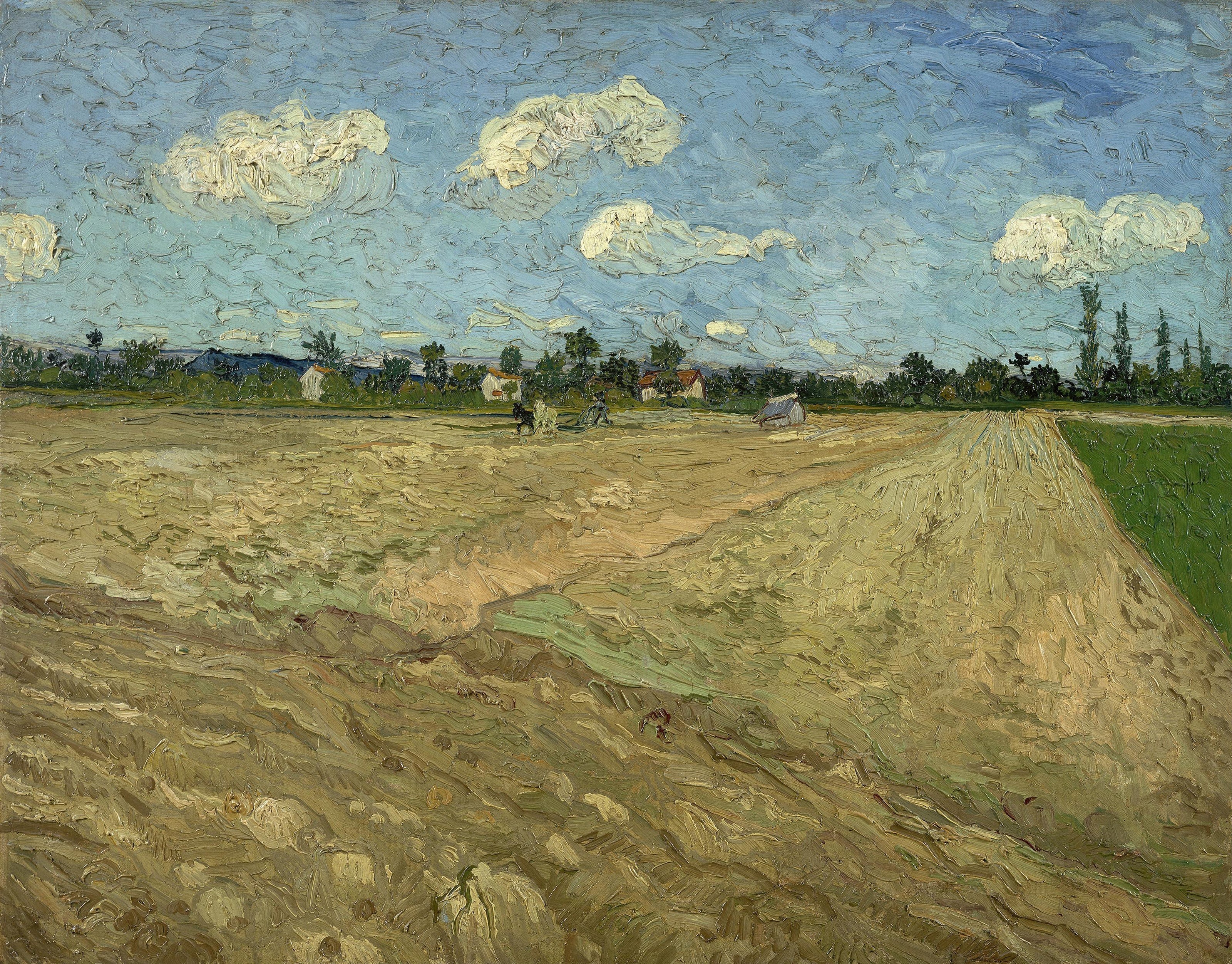 Vincent van Gogh — Ploughed Fields ('The Furrows') | Fine Art Print - 9ArtPrints