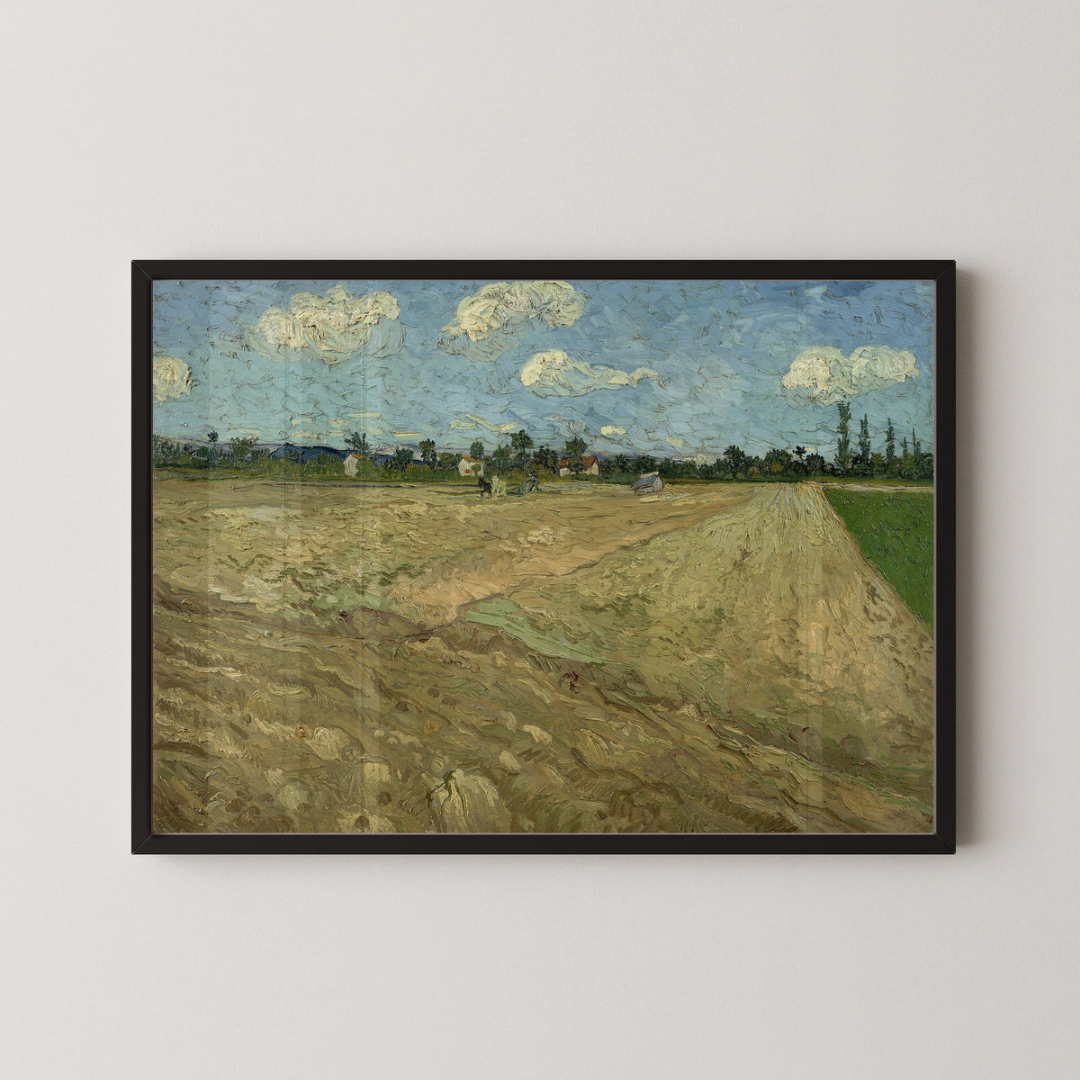 Vincent van Gogh — Ploughed Fields ('The Furrows') | Fine Art Print - 9ArtPrints