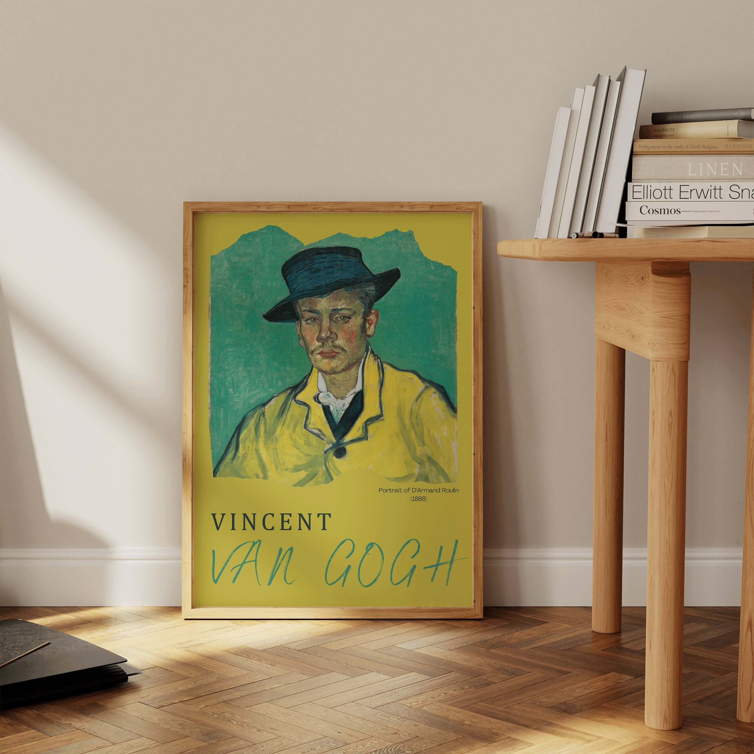 Vincent Van Gogh - Portrait of D'Armand Roulin | Classic Impressionist Exhibition Poster Fine Art Print (available framed or unframed) - 9ArtPrints