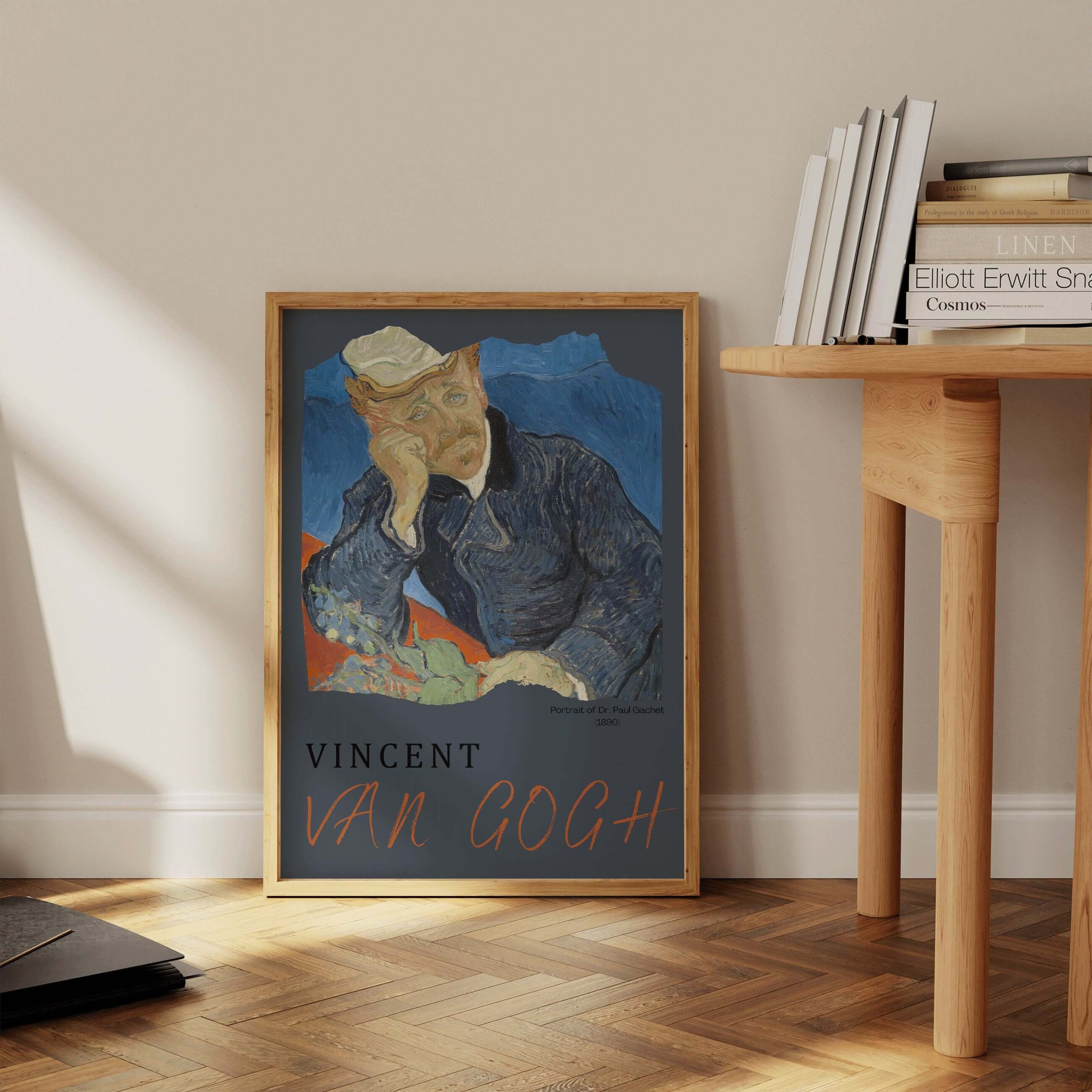 Vincent Van Gogh - Portrait of Dr. Paul Gachet | Classic Impressionist Exhibition Poster Fine Art Print (available framed or unframed) - 9ArtPrints