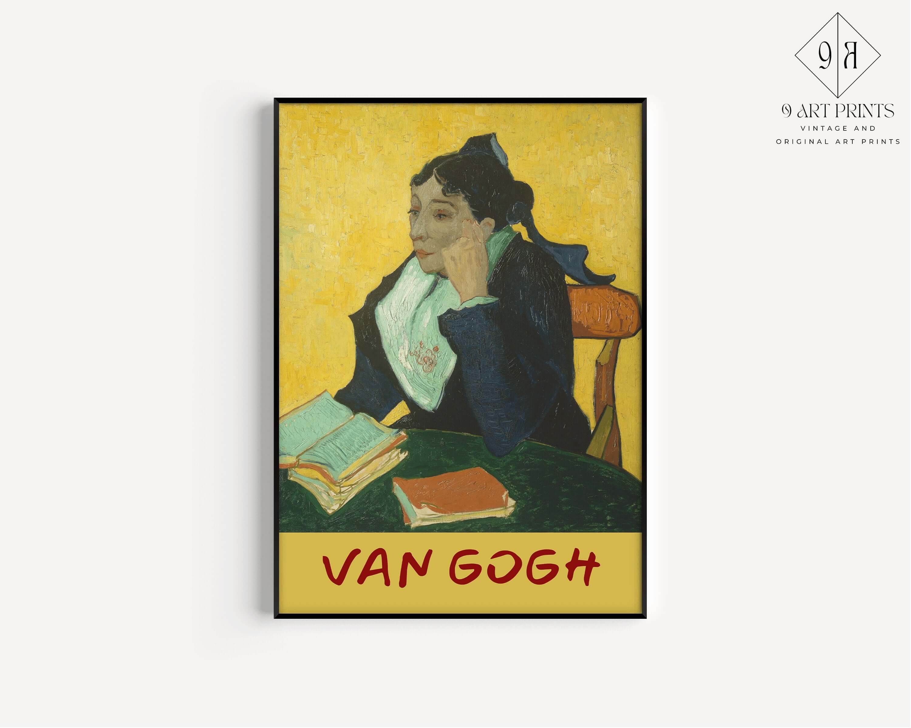 Vincent Van Gogh Poster - LArlesienne Madame Joseph - Michel Ginoux (Marie Julien, 1848–1911) (available framed or unframed) - 9ArtPrints