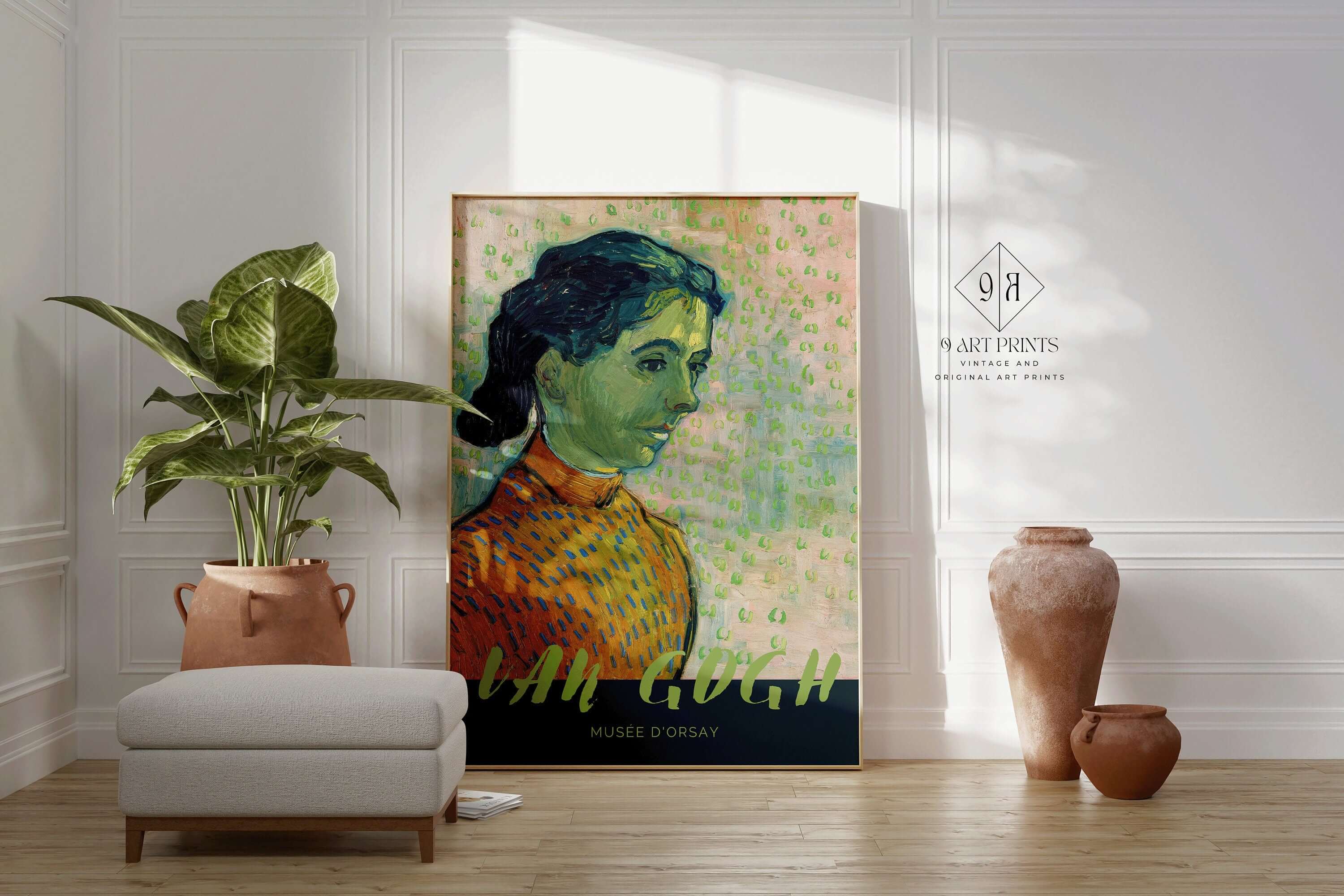 Vincent Van Gogh Poster - Portrait of a Young Woman (available framed or unframed) - 9ArtPrints