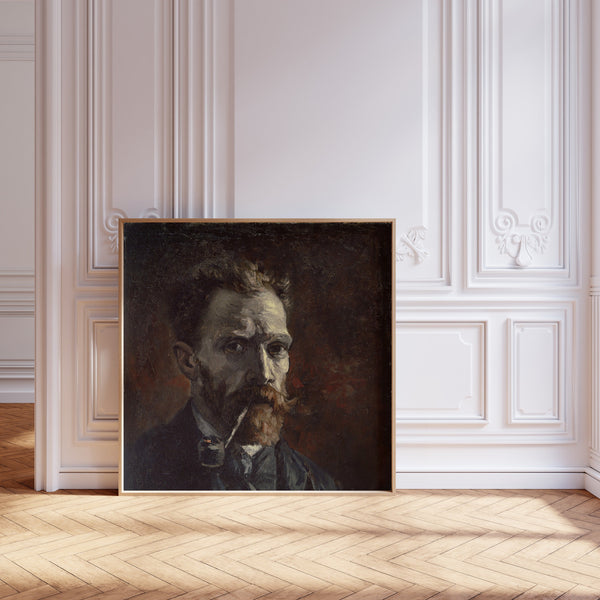 Vincent van Gogh — Self-Portrait with a Pipe | Fine Art Print