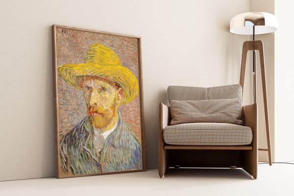 Vincent van Gogh — Self-Portrait with a Straw Hat | Fine Art Print