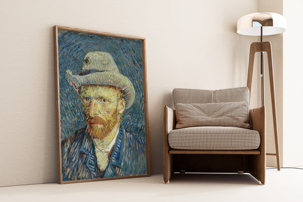 Vincent van Gogh — Self-Portrait with Grey Felt Hat | Fine Art Print