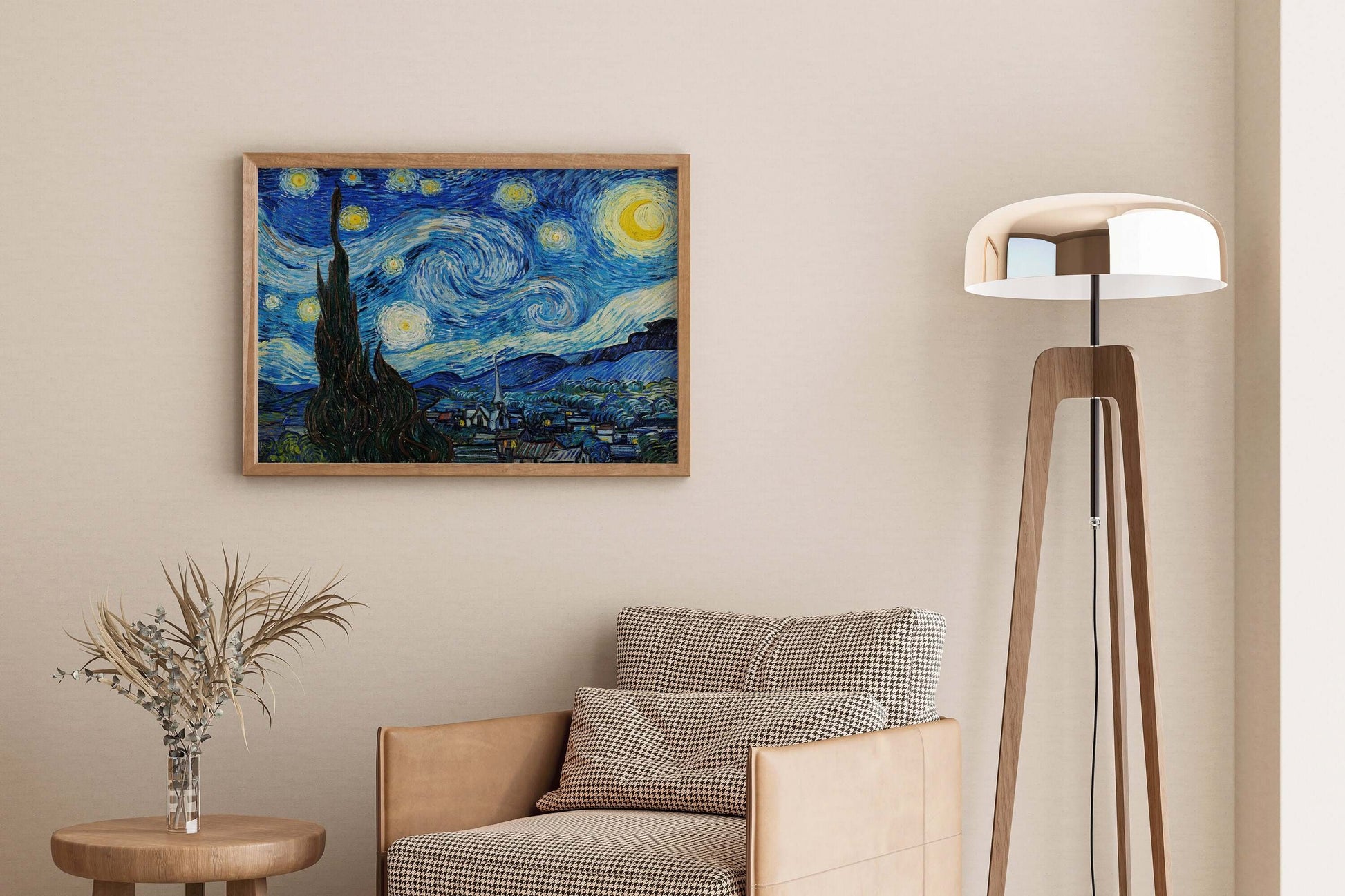 Vincent Van Gogh - Starry Night | Iconic Classic Impressionist Fine Art Print (available framed or unframed) - 9ArtPrints