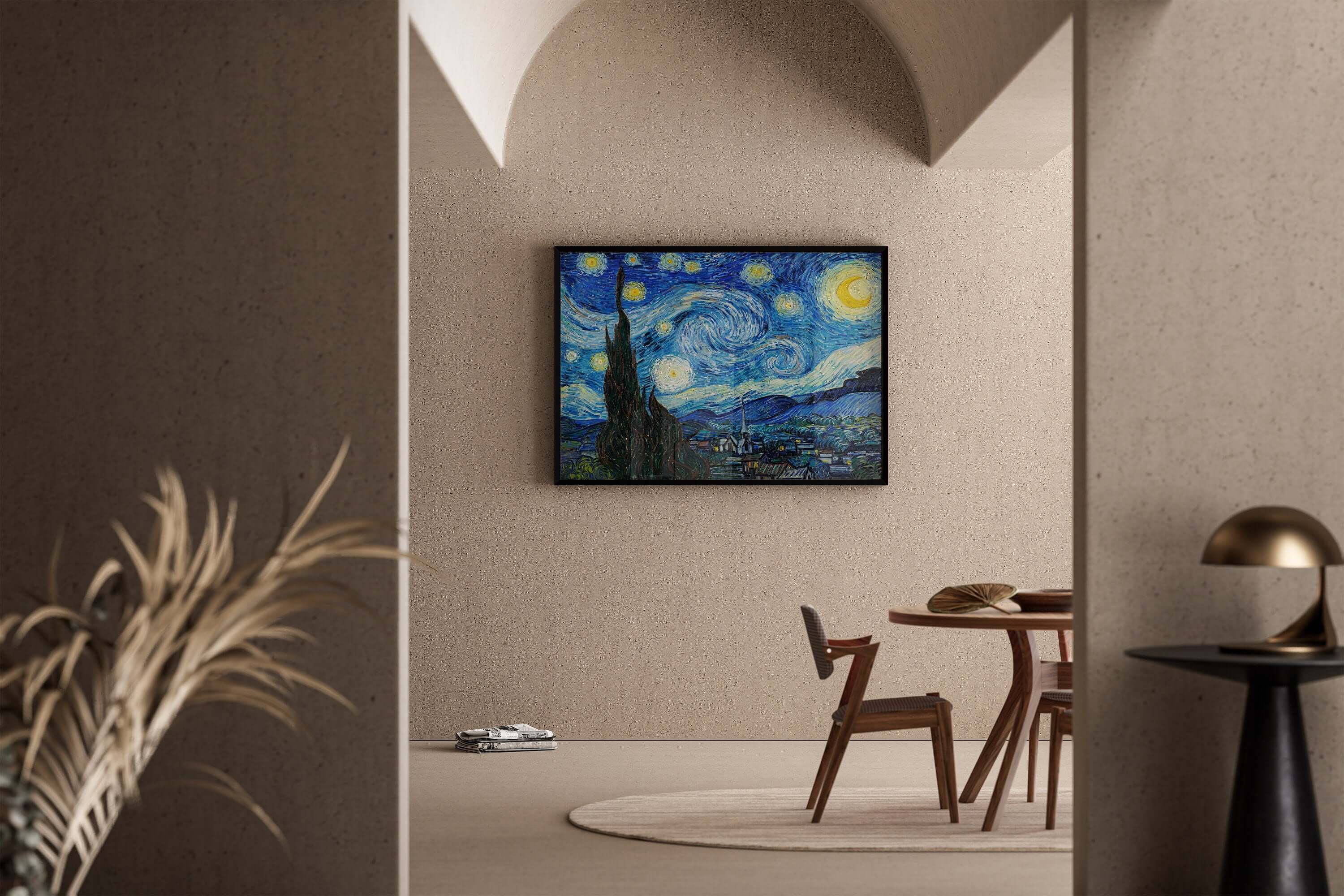 Vincent Van Gogh - Starry Night | Iconic Classic Impressionist Fine Art Print (available framed or unframed) - 9ArtPrints