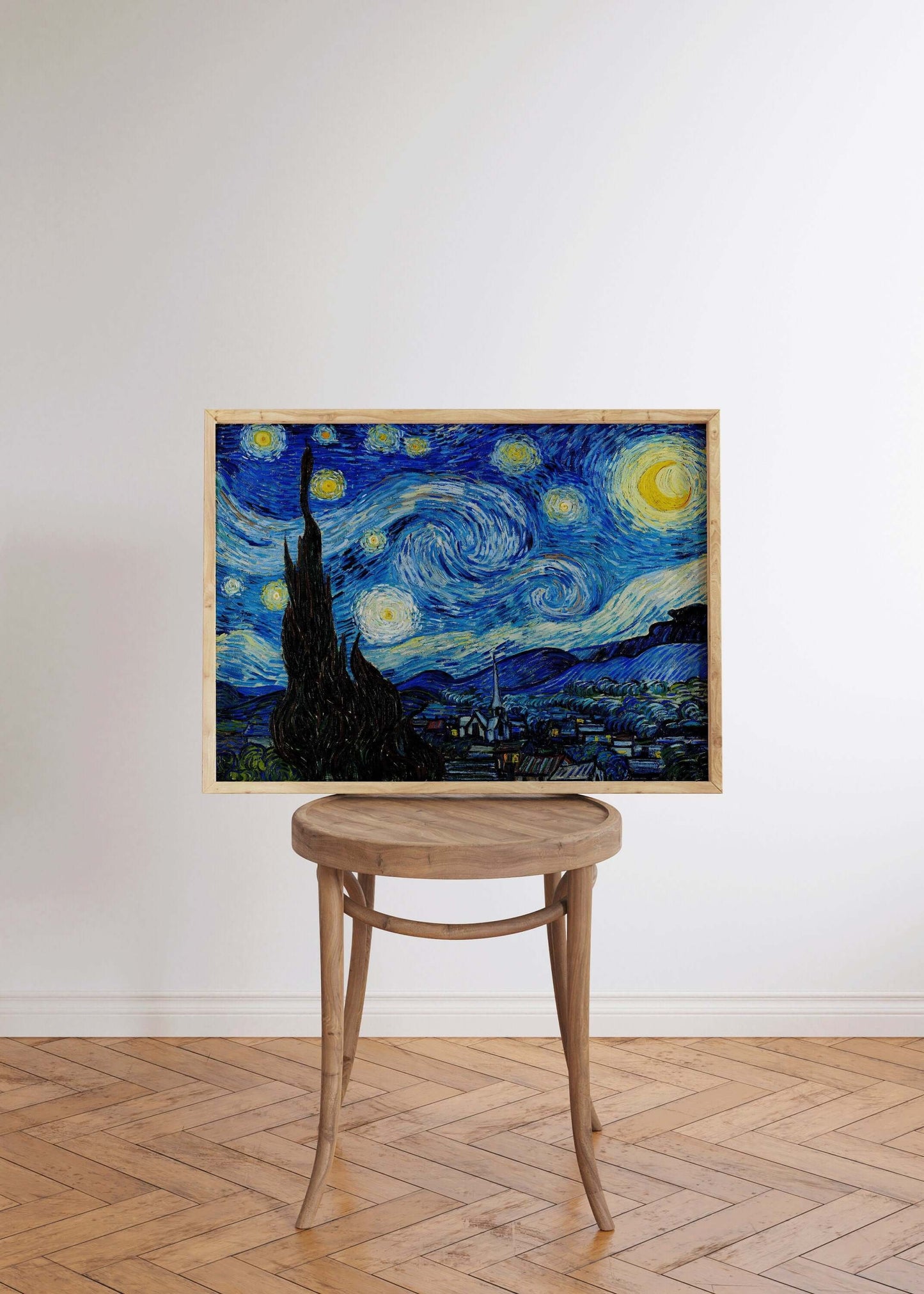 Vincent Van Gogh - Starry Night | Iconic Classic Impressionist Fine Art Print (available framed or unframed) - 9ArtPrints