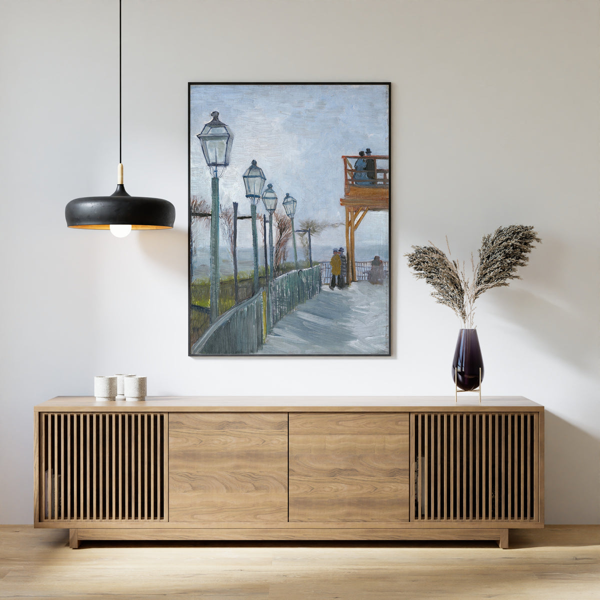 Vincent van Gogh — Terrace and Observation Deck at the Moulin de Blute-Fin | Fine Art Print - 9ArtPrints