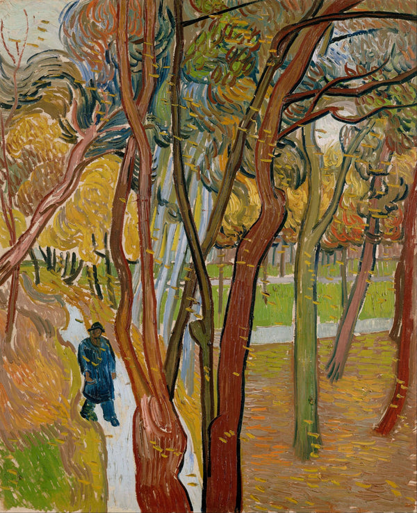 Vincent van Gogh — The Garden of Saint-Paul Hospital (The Fall of the Leaves) | Fine Art Print