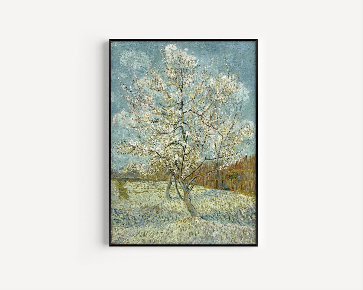 Vincent van Gogh — The Pink Peach Tree | Fine Art Print - 9ArtPrints