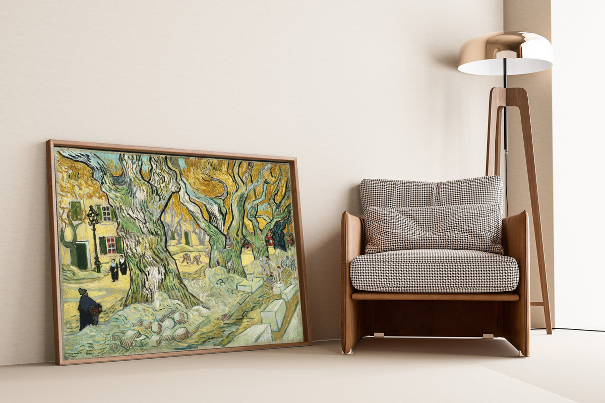 Vincent van Gogh — The Road Menders | Fine Art Print - 9ArtPrints