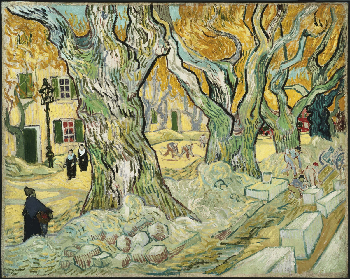 Vincent van Gogh — The Road Menders | Fine Art Print - 9ArtPrints