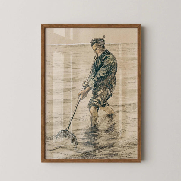 Vincent van Gogh — The Shell Fisherman | Sketch Fine Art Print