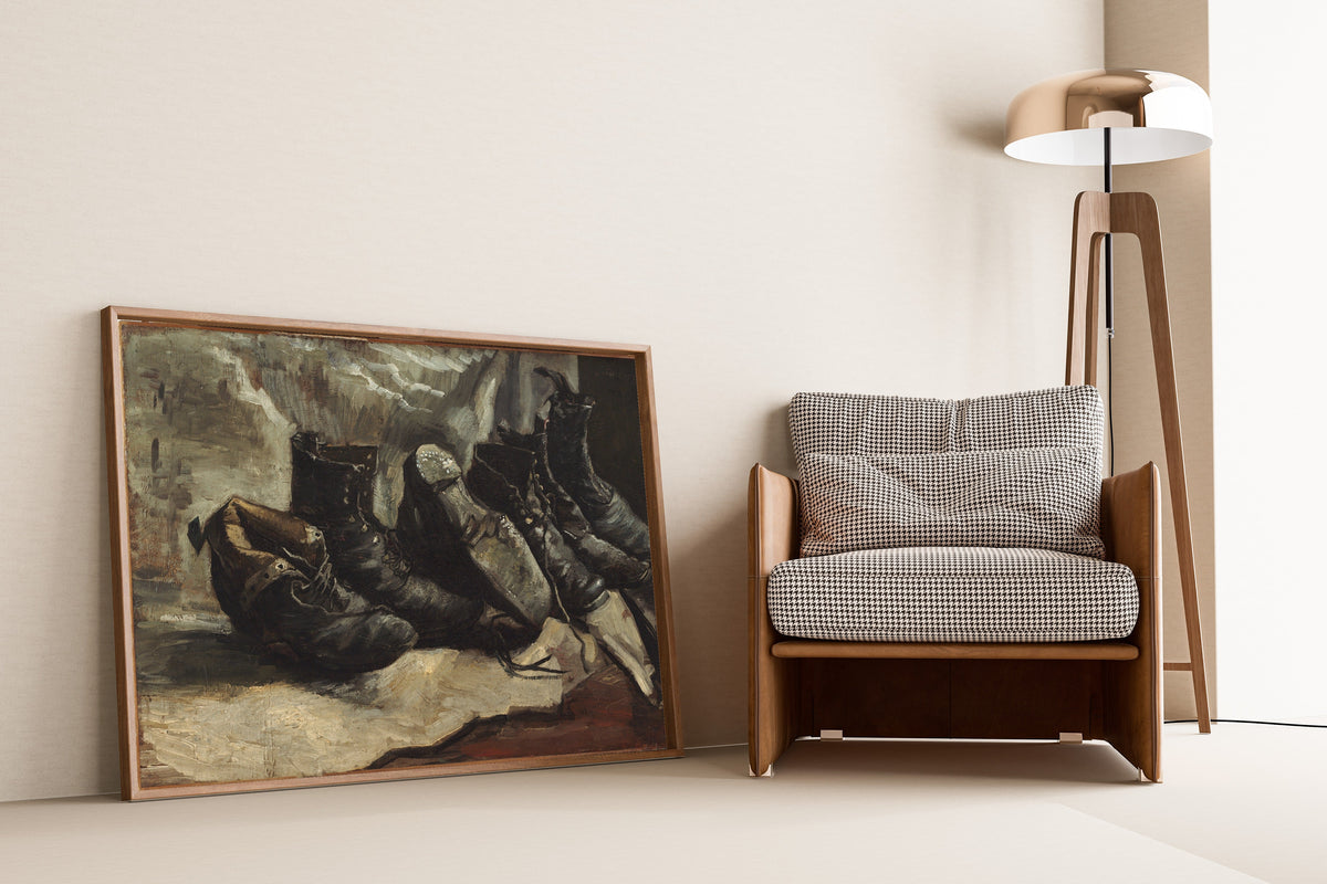 Vincent van Gogh — Three Pairs of Shoes | Fine Art Print - 9ArtPrints