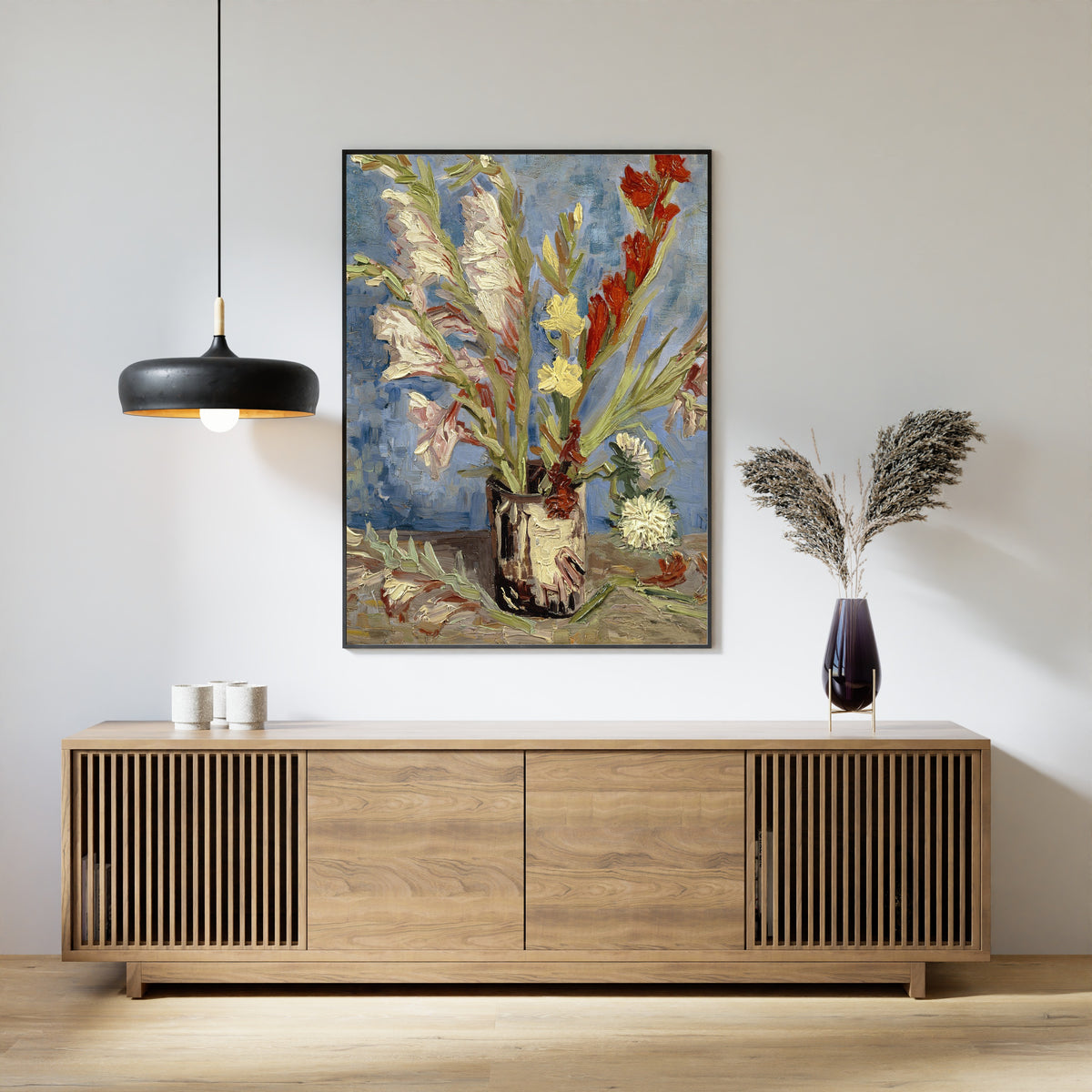 Vincent van Gogh — Vase with Gladioli and China Asters | Fine Art Print - 9ArtPrints