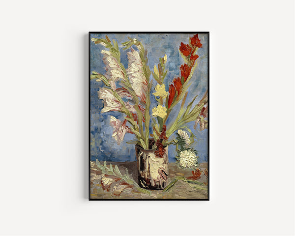 Vincent van Gogh — Vase with Gladioli and China Asters | Fine Art Print