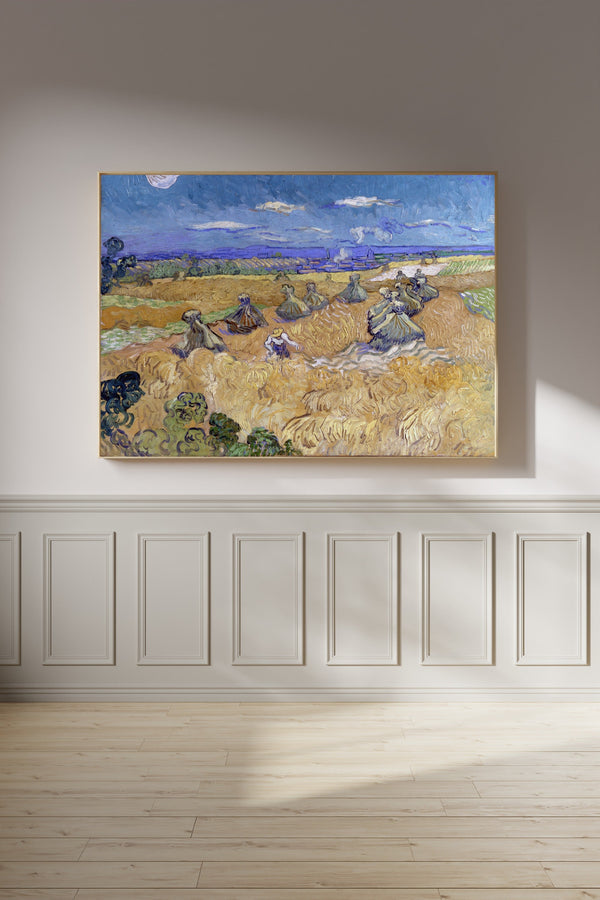 Vincent van Gogh — Wheat Fields with Reaper, Auvers | Fine Art Print